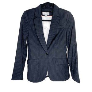 H&M Navy Pinstripe Blazer